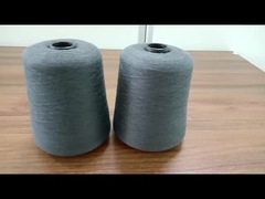 黒糸21s 28%ステンレス鋼繊維,36%綿 36%ポリエステルと混ぜた